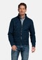 Baileys Uni Color Fine Texture Sweat Cardigan Zip Jacquard Fabric Vest Dark Denim Blue