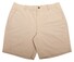 Baileys Uni Color Flat-Front Bermuda Beige