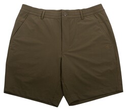 Baileys Uni Color Flat-Front Bermuda Olijf Groen