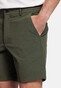 Baileys Uni Color Flat-Front Bermuda Olijf Groen