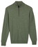 Baileys Uni Color Half Zip Pima Cotton Pullover Thyme Green