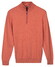 Baileys Uni Color Half Zip Pima Cotton Trui Abrikoos