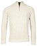Baileys Uni Color Half Zip Raglan Sleeves Rib Knit Trui Kitt Melange