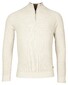 Baileys Uni Color Half Zip Raglan Sleeves Rib Knit Trui Kitt Melange
