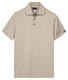 Baileys Uni Color Jersey Cotton Blend Polo Midden Grijs
