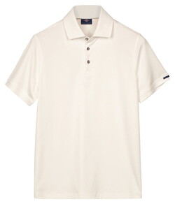 Baileys Uni Color Jersey Cotton Blend Polo Wit