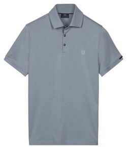 Baileys Uni Color Jersey Cotton Blend Poloshirt Ocean Blue