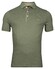 Baileys Uni Color Subtle Contrast Detail Piqué Polo Olijf Groen