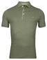 Baileys Uni Color Subtle Contrast Detail Piqué Polo Olijf Groen