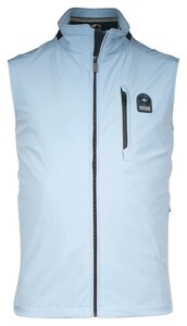 Baileys Uni Color Subtle Details Zip Breast Pocket Body-Warmer Light Blue