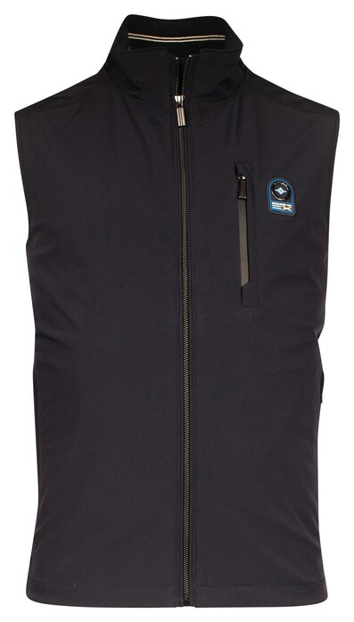Baileys Uni Color Subtle Details Zip Breast Pocket Body-Warmer Navy