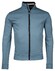Baileys Uni Color Sweat Cardigan Zip Vest Steel Blue