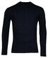 Baileys Uni Color Turtleneck Cotton Single Knit Trui Navy