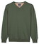 Baileys Uni Color V-Neck Pima Cotton Pullover Thyme Green