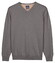 Baileys Uni Color V-Neck Pima Cotton Trui Steel Grey