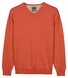 Baileys Uni Color V-Neck Pima Cotton Trui Terra