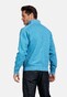 Baileys Uni Color Zipped Sweat Cardigan Fine Texture Piqué Interlock Vest Sky Blue