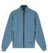 Baileys Uni Color Zipped Sweat Cardigan Fine Texture Piqué Interlock Vest Sky Blue