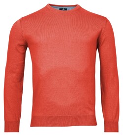 Baileys Uni Crew Neck Single Knit Pima Cotton Pullover Light Framboise