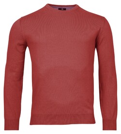 Baileys Uni Crew Neck Single Knit Pima Cotton Trui Dark Cerise
