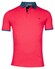Baileys Uni Denim Collar Piqué Polo Mid Cerise