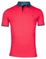 Baileys Uni Denim Collar Piqué Polo Mid Cerise