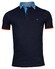 Baileys Uni Denim Collar Piqué Polo Navy