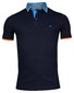 Baileys Uni Denim Collar Piqué Polo Navy