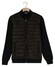 Baileys Uni Fine Texture Cotton Fullzip Horizontal Quilted Vest Navy