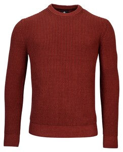 Baileys Uni Structure Crew Neck Pullover Stone Red