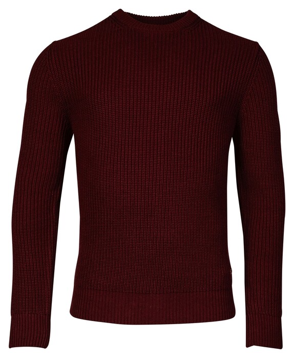 Baileys Uni Structure Crew Neck Trui Bordeaux