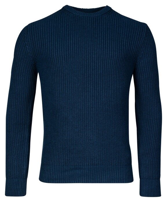 Baileys Uni Structure Crew Neck Trui Dark Blue