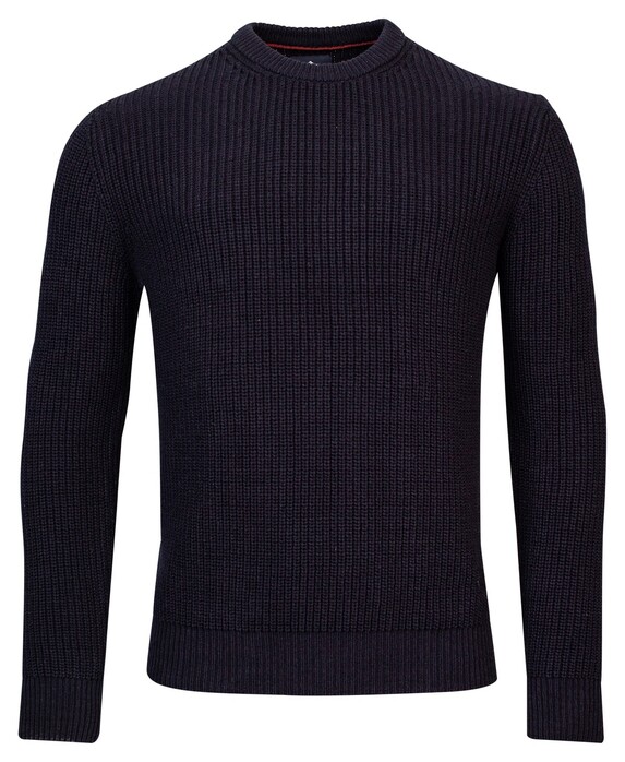 Baileys Uni Structure Crew Neck Trui Navy