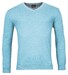 Baileys Uni V-Neck Cotton Single Knit Pullover Soft Blue