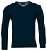 Baileys Uni V-Neck Cotton Single Knit Trui Dark Blue