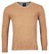 Baileys Uni V-Neck Cotton Single Knit Trui Donker Zand
