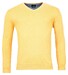Baileys Uni V-Neck Cotton Single Knit Trui Geel