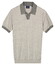 Baileys V-Collar No Button Single Jersey Knit Polo Soft Grey