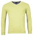 Baileys V-Hals Single Knit Pima Cotton Trui Lime Melange