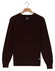 Baileys V-Neck Cotton Allover Fine Texture Two-Tone Trui Deep Mauve