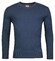Baileys V-Neck Cotton Cashmere Single Knit Trui Deep Denim Blue