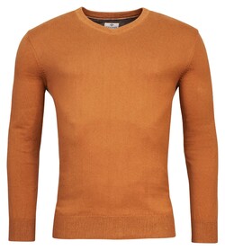 Baileys V-Neck Cotton Cashmere Single Knit Trui Donker Goud