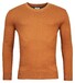 Baileys V-Neck Cotton Cashmere Single Knit Trui Donker Goud