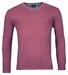 Baileys V-Neck Cotton Single Knit Trui Grape Melange