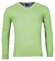 Baileys V-Neck Cotton Single Knit Trui Midden Groen