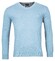 Baileys V-Neck Cotton Single Knit Trui Pastel Blauw