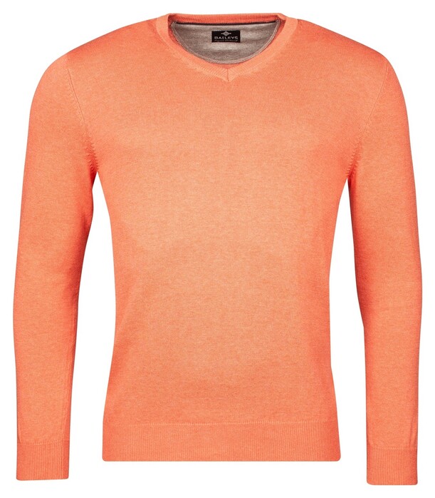 Baileys V-Neck Pullover Single Knit Light Coral