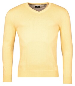 Baileys V-Neck Pullover Single Knit Pastel Yellow