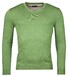 Baileys V-Neck Pullover Single Knit Trui Appel