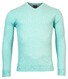 Baileys V-Neck Pullover Single Knit Trui Aqua